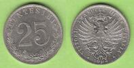 Italien 25 Centesimi selten, hübsch -