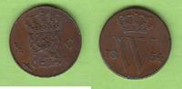 Niederlande 1/2 Cent hübsch -
