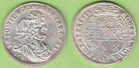 Brandenburg-Preußen 2/3 Taler Friedrich Wilhelm 1640-1688, Traumstück -