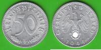 Drittes Reich 50 Reichspfennig sehr hübsch -