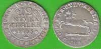 Braunschweig-Wolfenbüttel 1/12 Taler Karl Wilhelm Ferdinand 1780-1806, toll erhalten -
