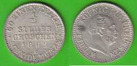 Preußen 1/2 Silbergroschen Wilhelm I. 1861-1888, sehr hübsch -