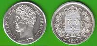 Frankreich 1/2 Franc Charles X. 1824-1830, toll erhalten -