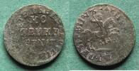 Russland 1 Kopeke Peter I. der Große 1682-1725 -