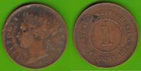 Straits Settlements 1 Cent Victoria 1837-1901, Heaton mint -