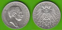 Sachsen 2 Mark Friedrich August III. 1904-1918, sehr hübsch -