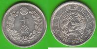 Japan 10 Sen Mutsuhito 1867-1912, sehr hübsch -