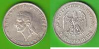 Drittes Reich 2 Reichsmark Schiller, 175. Geburtstag, hübsch -