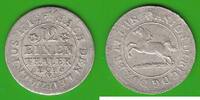 Braunschweig-Wolfenbüttel 1/12 Taler Anton Ulrich, allein 1704-1714, hübsch, sehr seltener Jahrgang -