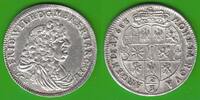 Brandenburg-Preußen 2/3 Taler Friedrich Wilhelm 1640-1688, Berlin, toll erhalten, selten -