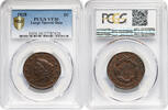 USA 1 Cent 1828 Coronet Head Cent, Large Narrow Date PCGS VF30BN 3,011.77 元 含税 ＋  209.18 元 运费