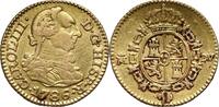 SPAIN 1/2 Escudo 1786 M-DV Charles III, Madrid SS 2,259.14 元 含税 ＋  209.18 元 运费