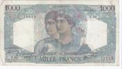 France 1 000 Francs FRANCE - PICK 130 - 1000 FRANCS MINERVE ET HERCULE - 12/07/1945 -