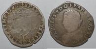 France 1/2 Teston FRANCE - Dup 1064 - CHARLES IX - 1/2 TESTON 1562 L Bayonne - WITH 2 K CROWNED -