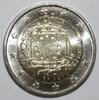 Lettonie 2 € commémorative LETTONIE - 2 EURO 2015 - 30ème Anniversaire du Drapeau Européen - SUP/FDC -