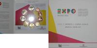 Italie Coffrets Brillant Universel ITALIE - COFFRET EURO BRILLANT UNIVERSEL 2015 - 9 PIECES (5.88 euros) -