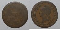 France 1 Centime FRANCE - KM 646 - 1 CENTIME 1799 - 1800
TYPE DUPRE YEAR 8 A PARIS - VG -
