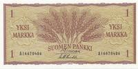 Finlande 1 Markka FINLAND - PICK 98 - 1 MARKKA 1963 -