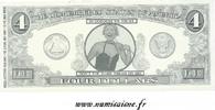 Etats-Unis 4 Dollars UNITED STATES - 4 DOLLARS 1996 - THE DISMENBERED STATES OF AMERICA - FANTASY BANKNOTES -