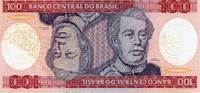 Brésil 100 Cruzeiros BRAZIL - PICK 198 b - 100 CRUZEIROS - (1984) - SIGN 21 -