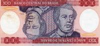 Brésil 100 Cruzeiros BRAZIL - PICK 198 b - 100 CRUZEIROS - (1984) - SIGN 21 -