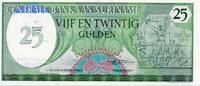Suriname 25 Gulden SURINAME - PICK 127 b - 25 GULDEN - 01/11/1985 -