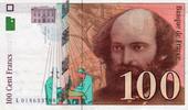 France 100 Francs FRANCE - PICK 158 - 100 FRANCS CEZANNE - 1997 -