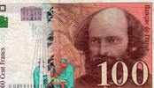 France 100 Francs FRANCE - PICK 158 - 100 FRANCS CEZANNE - 1997 -