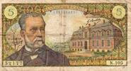 France 5 Francs FAY 61/10 - 5 FRANCS PASTEUR - 05/06/1969 - PICK 146 -