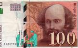 France 100 Francs FRANCE - PICK 158 - 100 FRANCS CEZANNE - 1997 -