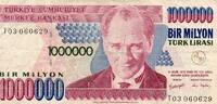 Turquie 1.000.000 Lire TURKEY - PICK 213 - 1 000 000 LIRA - 1970 (2002) -