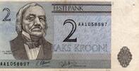 Estonie 2 Krooni ESTONIA - PICK 70 a - 2 KROONI - 1992 -