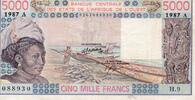 B.C.E.A.O 5.000 Francs WEST AFRICAN STATES - IE HOW - PICK 108 A p - 5.000 FRANCS 1987 - A - B C E A O -