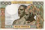 B.C.E.A.O 1.000 Francs WEST AFRICAN STATES - IE HOW - PICK 103 A f - 1.000 FRANCS -
