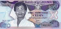 Ghana 100 Cedis 1986 GHANA - PICK 26 a - 100 CEDIS - 15/07/1986  83.51 元  ＋  62.63 元 运费