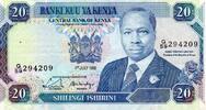 Kenya 20 Shilling KENYA - PICK 25 c - 20 SHILLINGS - 01/07/1990 -