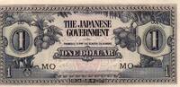 Malaisie 1 Dollar MALAYSIA - MALAYA - PICK M5 c - 1 DOLLAR - UNDATED 1942 - LETTERS MO -