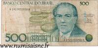 Brésil 500 Cruzados BRAZIL - PICK 212 b - 500 CRUZADOS - NO DATE (1987) -