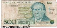 Brésil 500 Cruzados BRAZIL - PICK 212 a - 500 CRUZADOS - NO DATE (1986) -