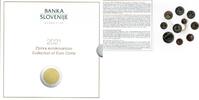 Slovenie Coffrets Brillant Universel SLOVENIE - COFFRET EURO BRILLANT UNIVERSEL 2021 - 10 PIECES (8.88 euros) -