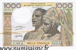B.C.E.A.O 1.000 Francs WEST AFRICAN STATES - IE HOW - PICK 103 A L - 1.000 FRANCS (1977) -