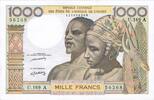 B.C.E.A.O 1.000 Francs WEST AFRICAN STATES - IE HOW - PICK 103 A L - 1.000 FRANCS (1977) -
