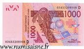 B.C.E.A.O 1 000 Francs WEST AFRICAN STATES - PICK 415 Da - 1.000 FRANCS 2003 - B C E A O -
