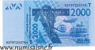 B.C.E.A.O 2 000 Francs WEST AFRICAN STATES - PICK 816 Ta - 2.000 FRANCS 2003 - B C E A O -