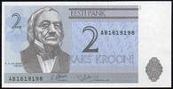 Estonie 2 Krooni ESTONIA - PICK 70 a - 2 KROONI - 1992 -