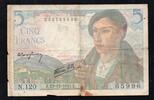 France 5 Francs FRANCE - PICK 98 - 5 FRANCS BERGER - 23/12/1943 -