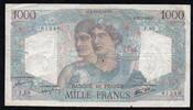 France 1 000 Francs 1945 FRANCE - PICK 130 - 1000 FRANCS MINERVE ET HERC... 125.26 元  ＋  62.63 元 运费