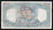 France 1 000 Francs FRANCE - PICK 130 - 1000 FRANCS MINERVE ET HERCULE - 25/04/1946 - A.252 -