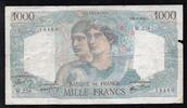 France 1 000 Francs FRANCE - PICK 130 - 1000 FRANCS MINERVE ET HERCULE - 25/04/1946 - W.258 -