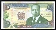 Kenya 10 Shilling KENYA - PICK 24 a - 10 SHILLINGS - 14/10/1989 -